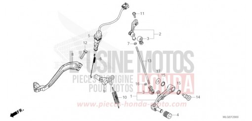 PEDALE CRF1100AP de 2023